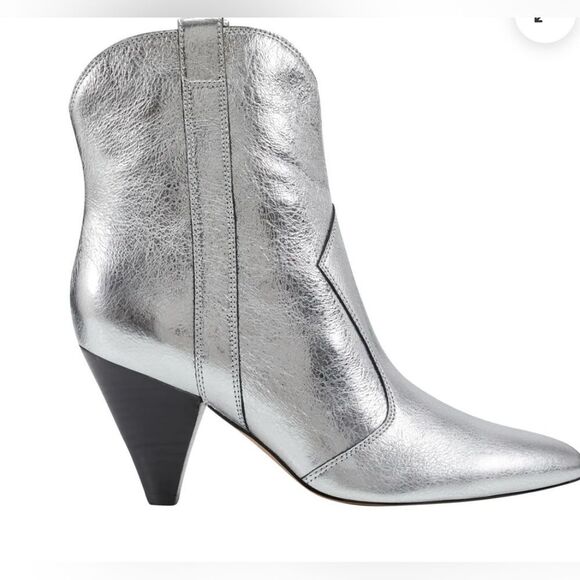 NWOT Marc Fisher Carissa Heeled Western Boots - Picture 1 of 11